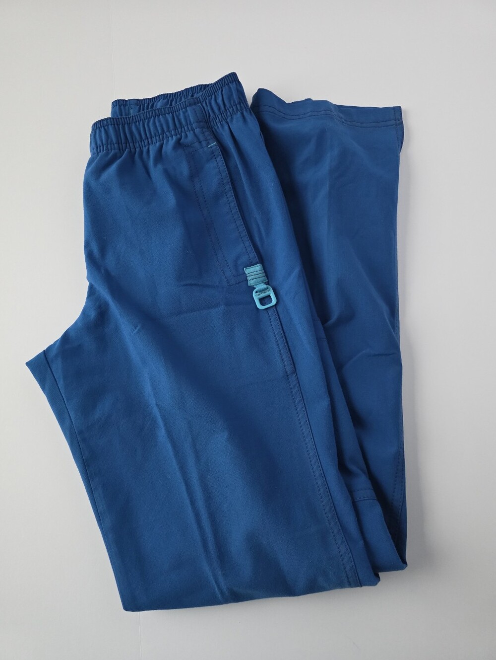 Carhartt Cross-Flex Force Women's Sz XS R Boot-Cut Cargo Scrub Pants Royal Blue